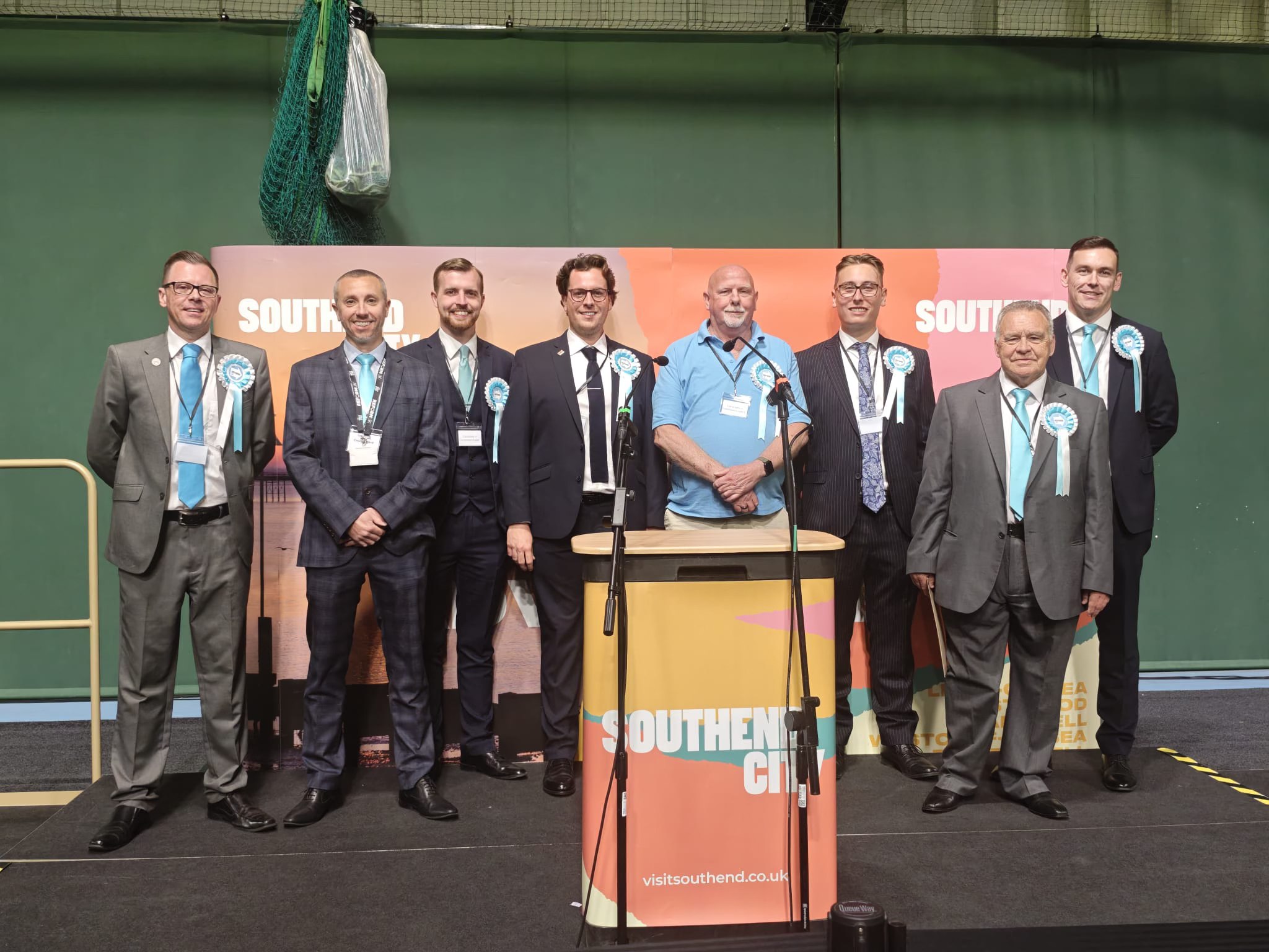 The 8 Reform UK councillors elected to Southend-on-Sea City Council