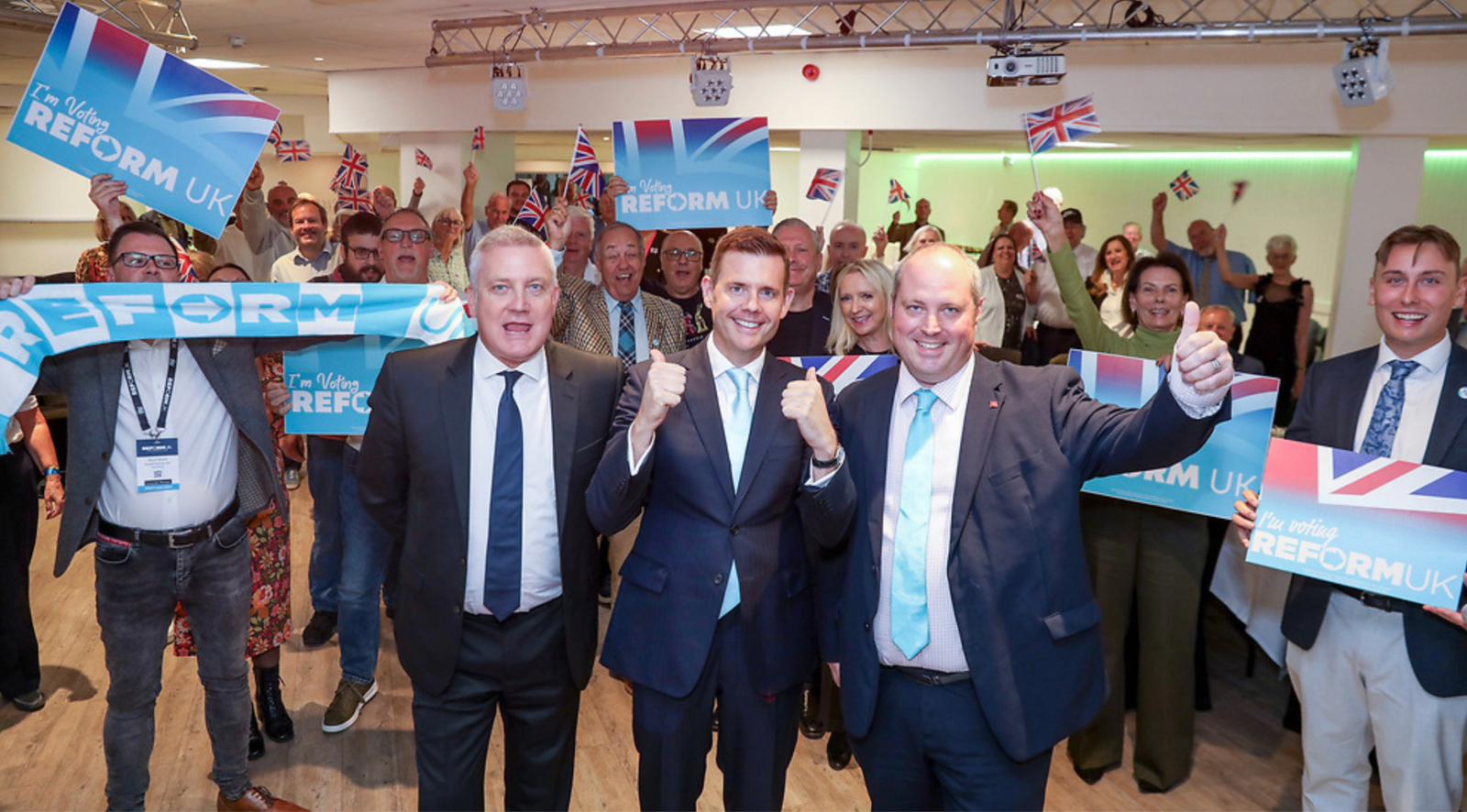 With Matt Goodwin during his visit to Southend